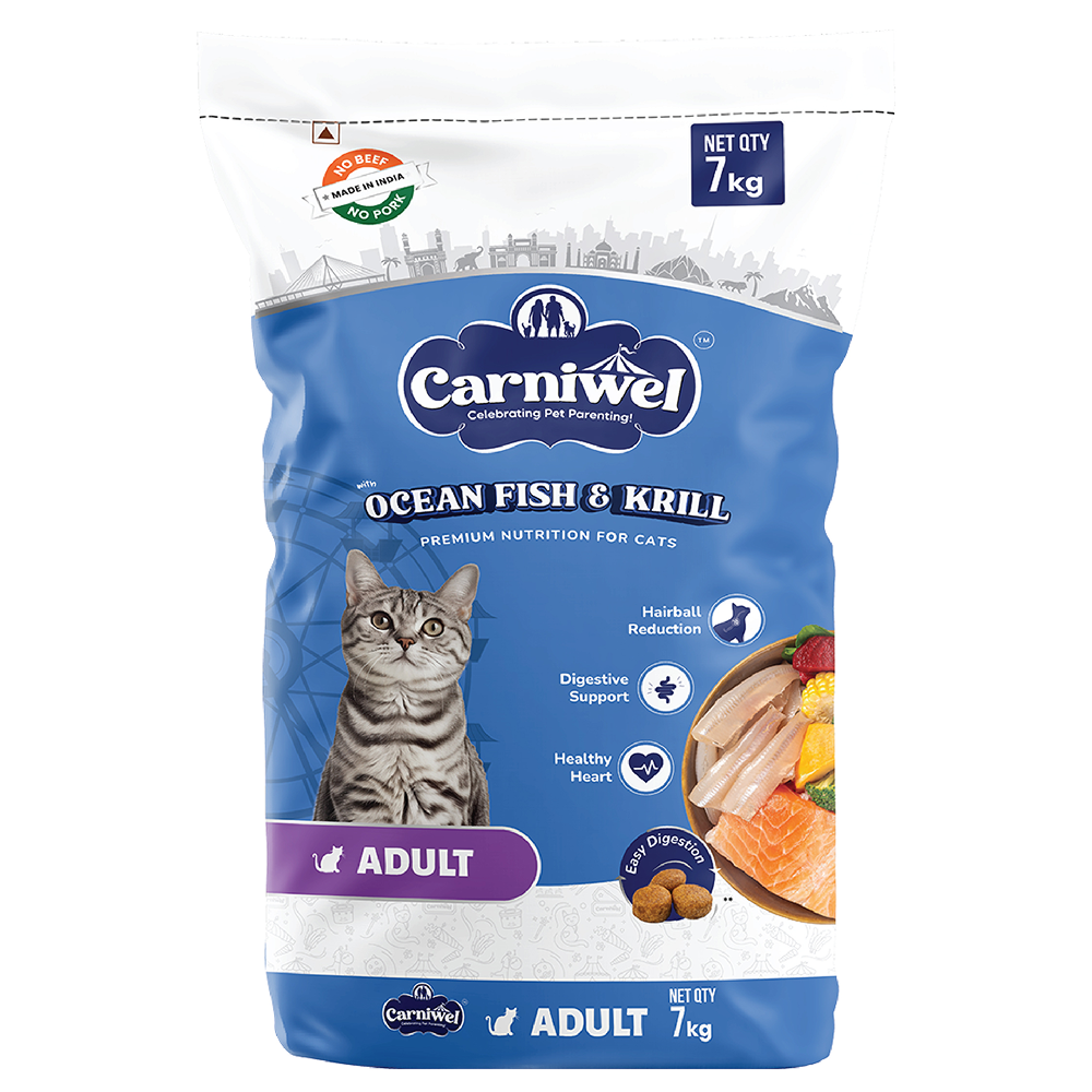 Carniwel Ocean Fish and Krill For Adult Cat Dry Food Cats- Dry food Carniwel 7kg