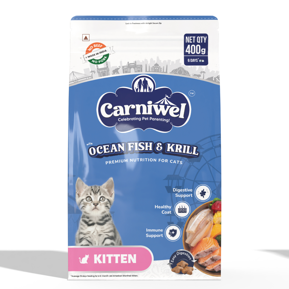 Carniwel Ocean Fish and Krill For Kitten Cat Dry Food Cats- Dry food Carniwel 400g