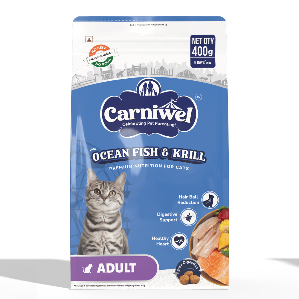 Carniwel Ocean Fish and Krill For Adult Cat Dry Food