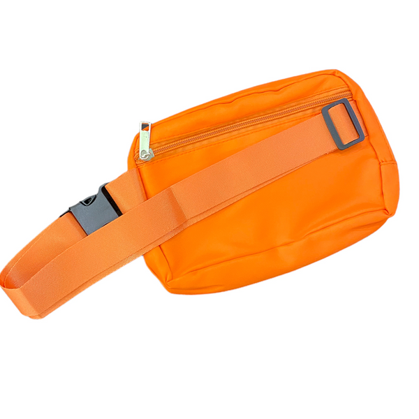 Talking Dog Club Cat Mama Waist Pouch Carry All Tote Bag for Women (Orange)
