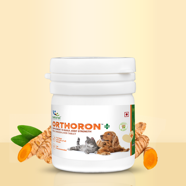 Natural Remedies Orthoron Plus Joint Supplement Tablets for Dogs and Cats