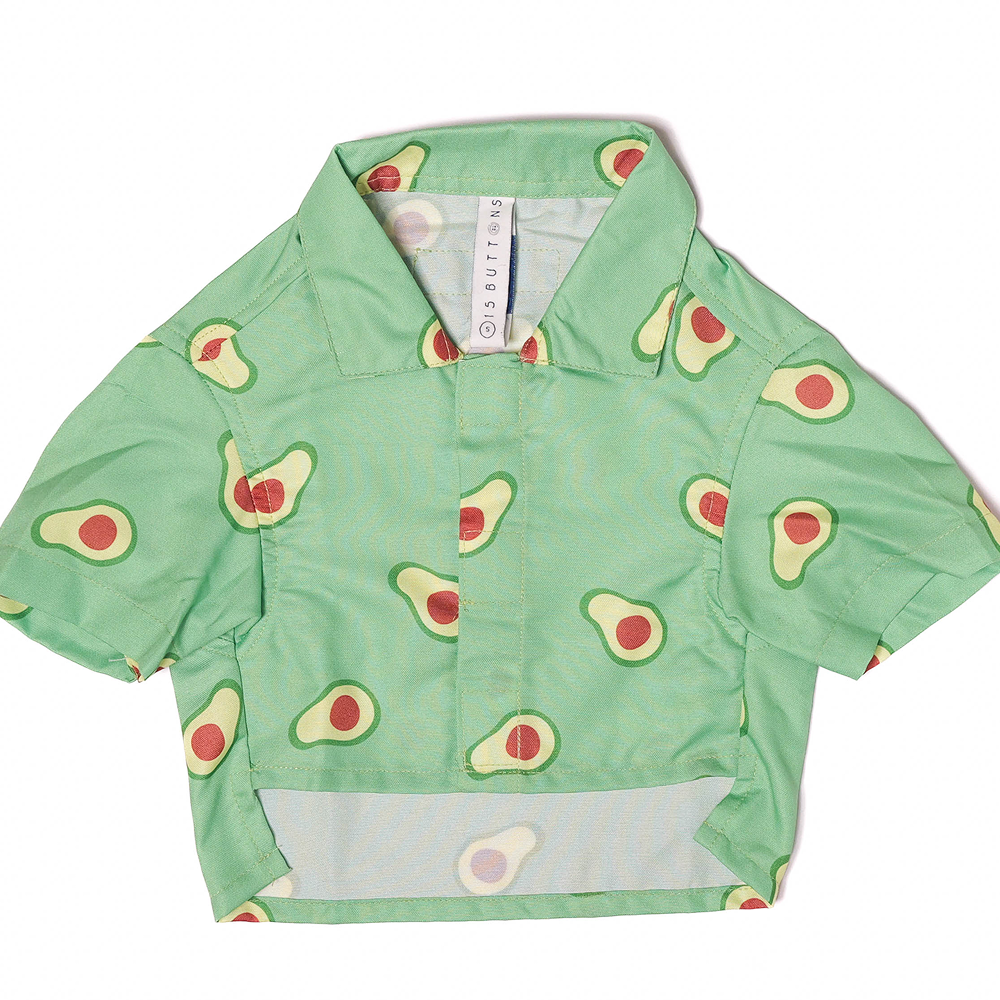 15 Furries Avocado Shirt for Cats (Green) Cats-Clothing & Accessories 15 Furries Dropship