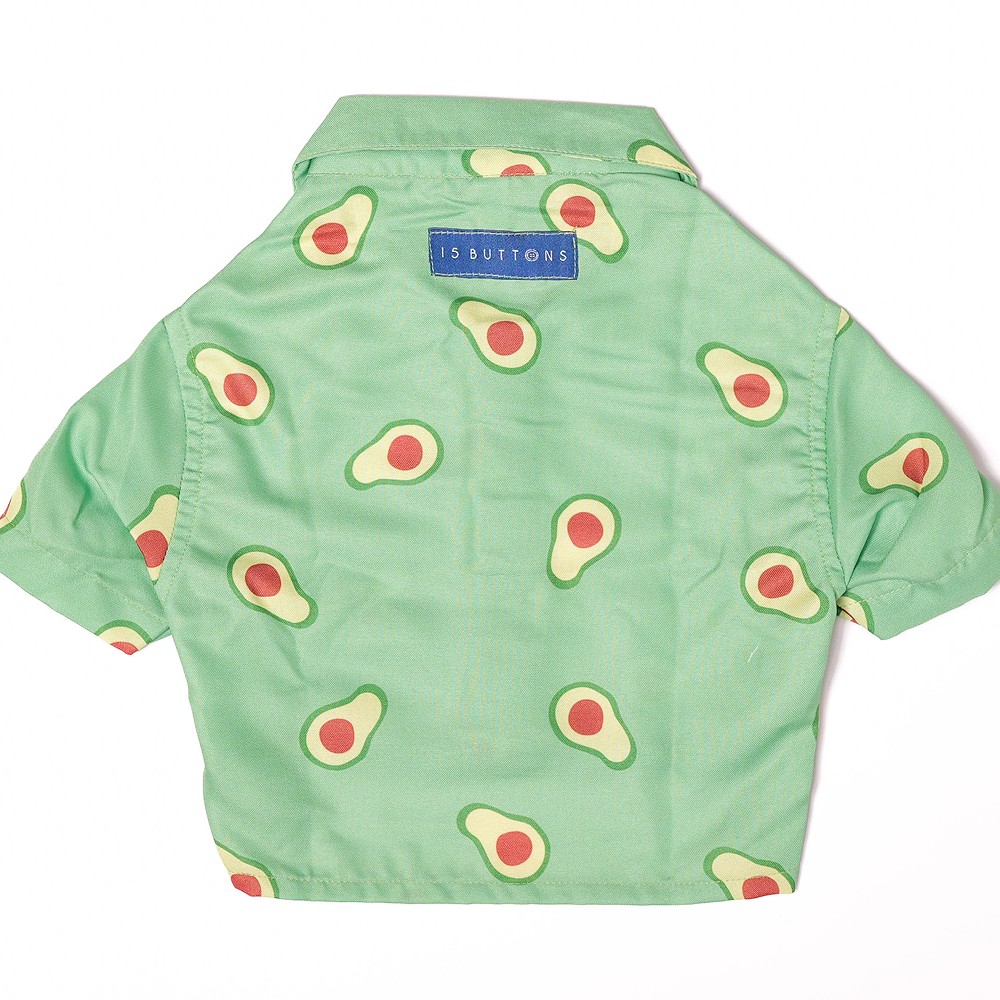 15 Furries Avocado Shirt for Cats (Green) Cats-Clothing & Accessories 15 Furries Dropship