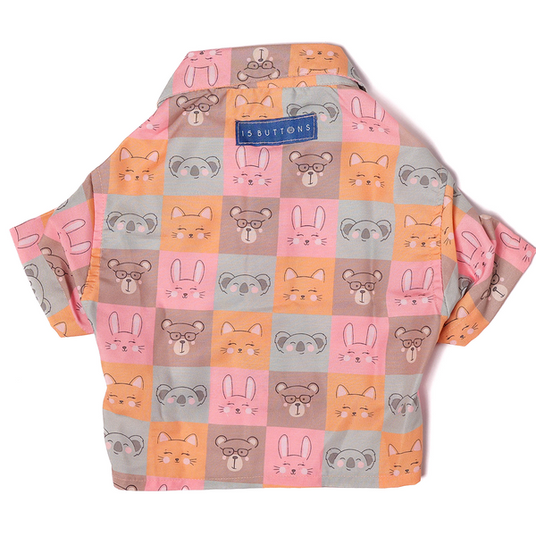 15 Furries Kitty Dreams Shirt for Cats (Multicolour)