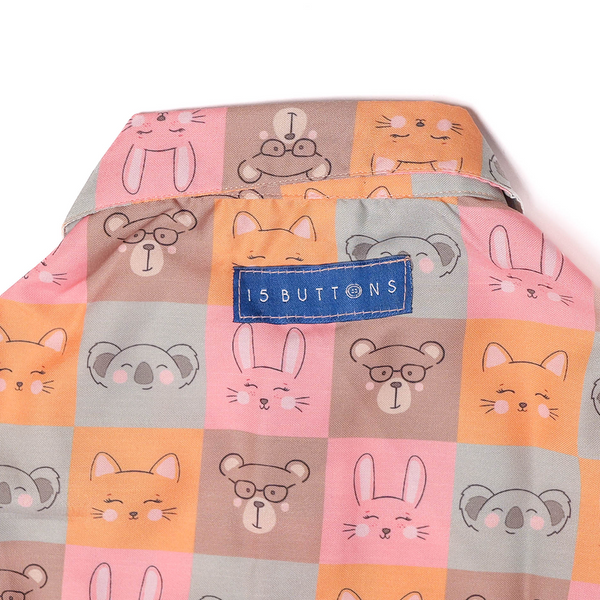 15 Furries Kitty Dreams Shirt for Cats (Multicolour)