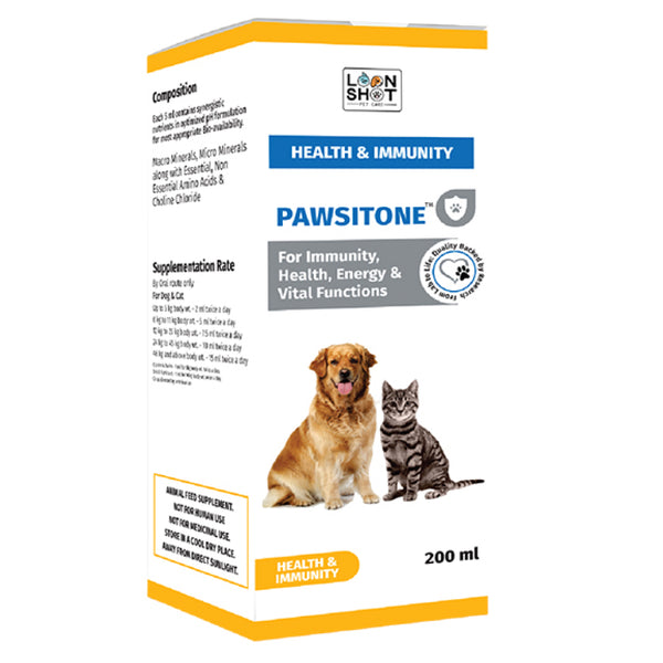 Loonshot Pawsitone Liquid Health & Immunity Supplement for Dogs and Cats