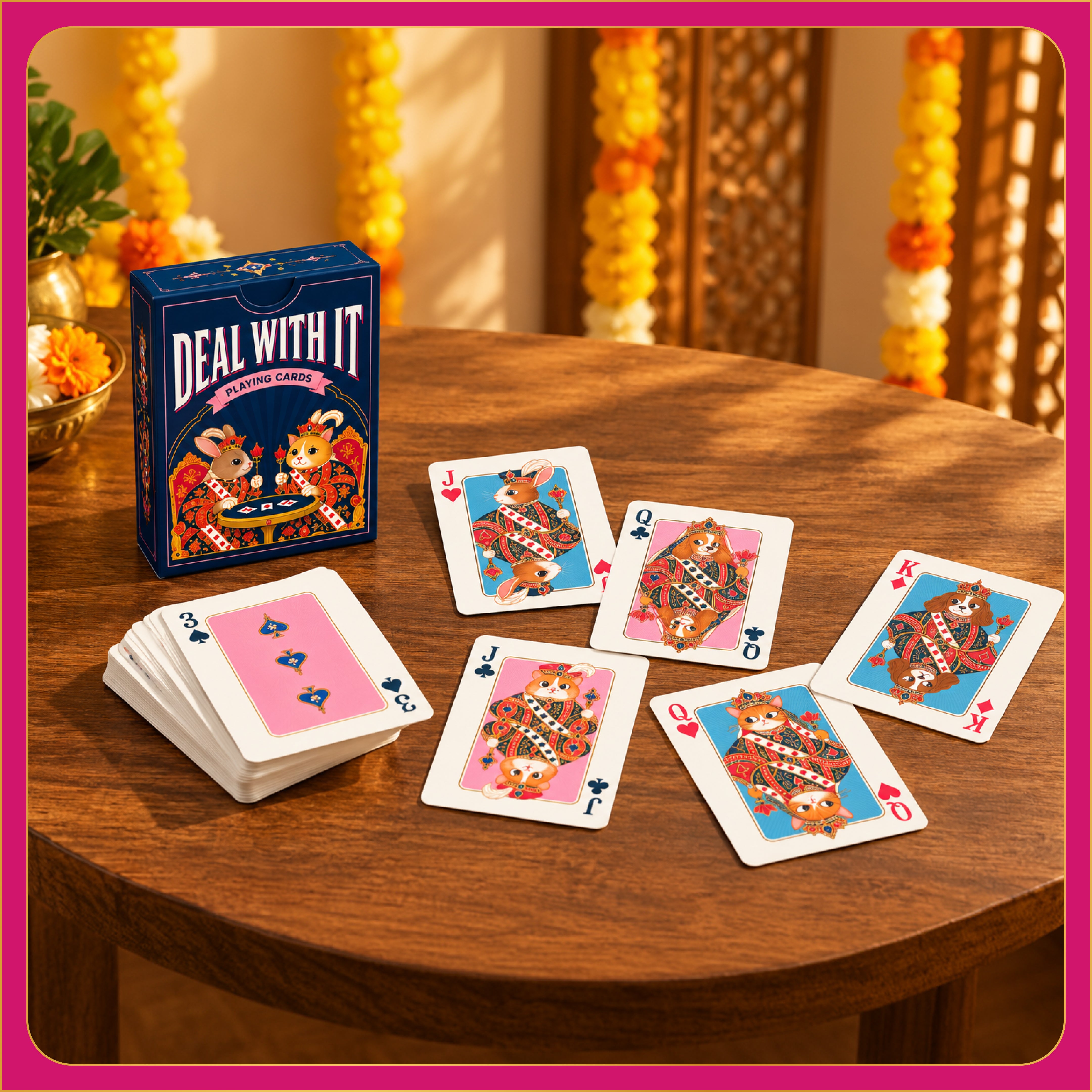Festive Party Hamper With Playing Cards Rewards Both Toys Supertails