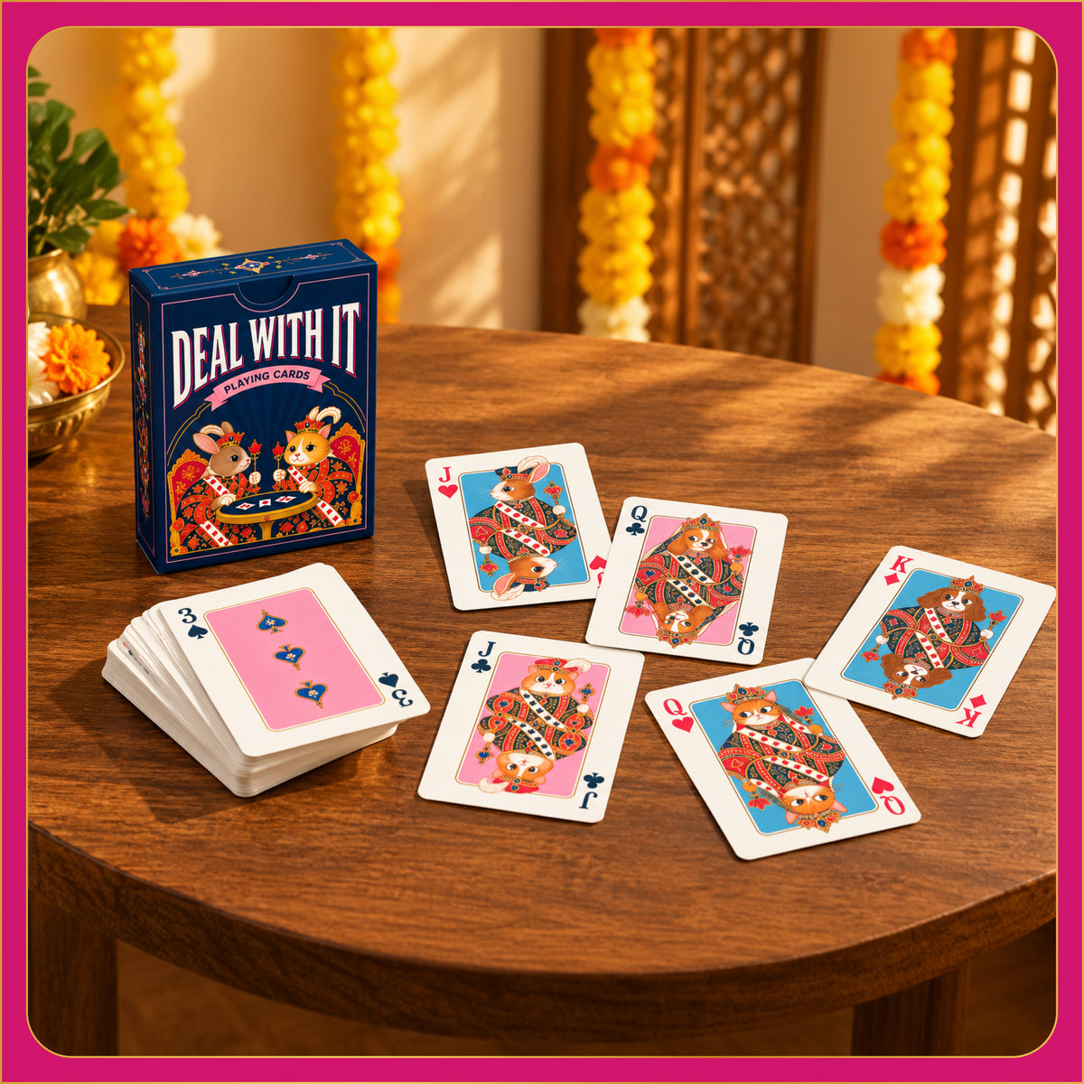 Festive Party Hamper With Playing Cards Rewards Both Toys Supertails