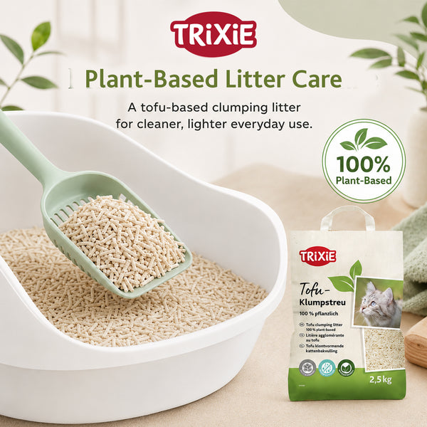 Trixie Tofu Clumping Cat Litter for Cats