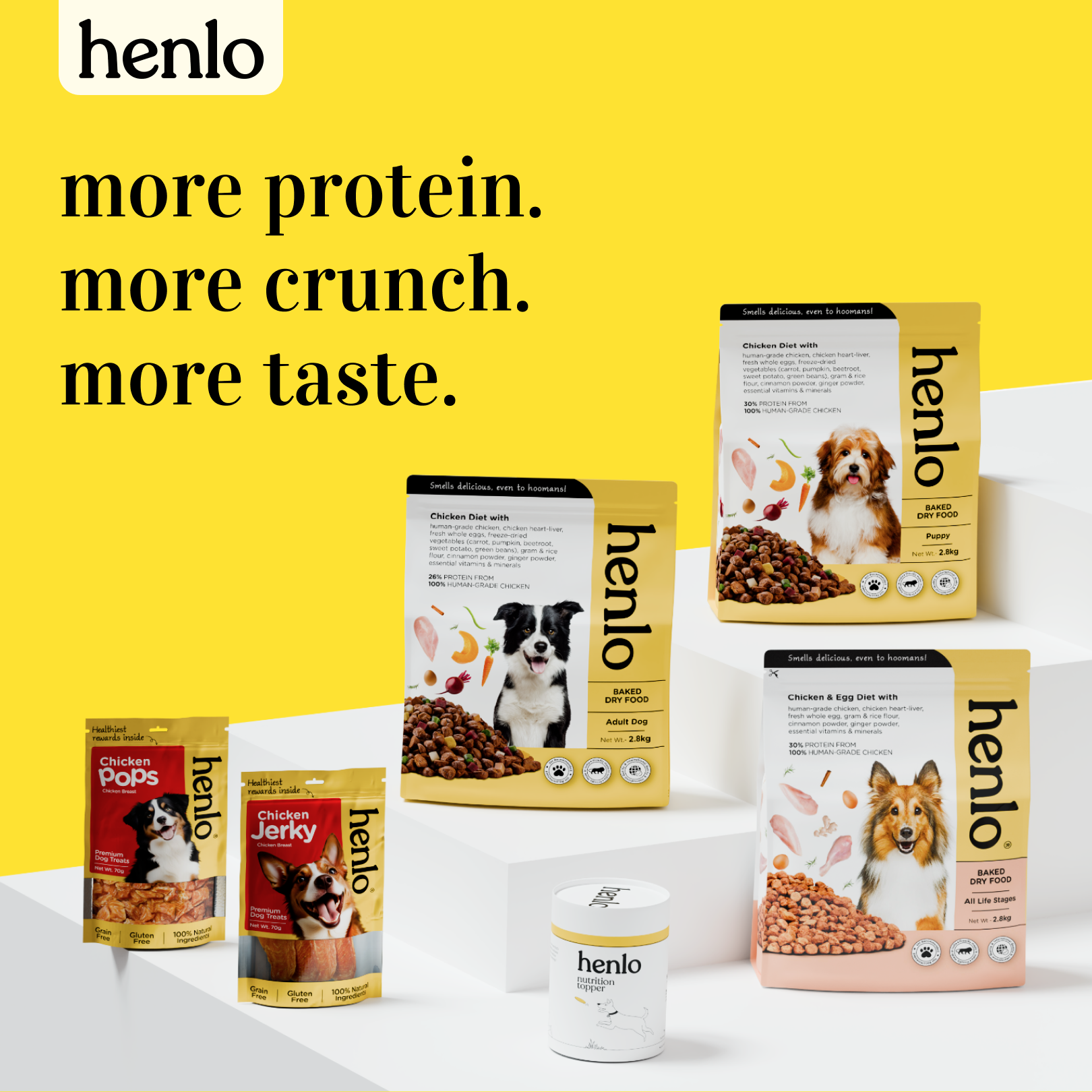 Henlo Chicken Pops Dog Treats I Guilt Free I High Protein