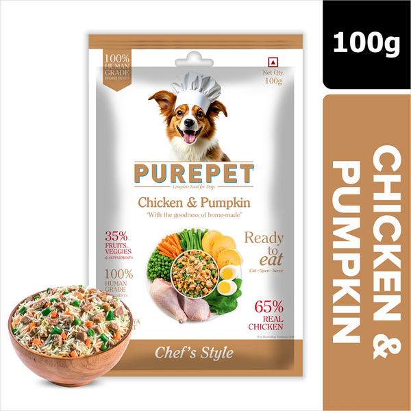 Purepet Chicken and Pumpkin Fresh Food for Dogs