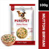 Purepet Mutton Biryani Fresh Food For Dogs Dogs-Fresh Food Purepet 100g