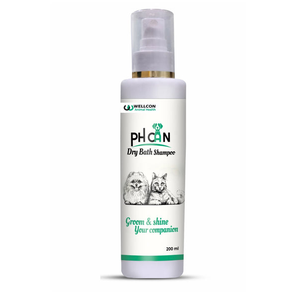 Wellcon PH Can Dry Bath Shampoo for Dogs and Cats