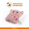 Barkbutler x Fofos Floppy Crinkle Pig Catnip Toy for Cats Cats-Toys Barkbutler