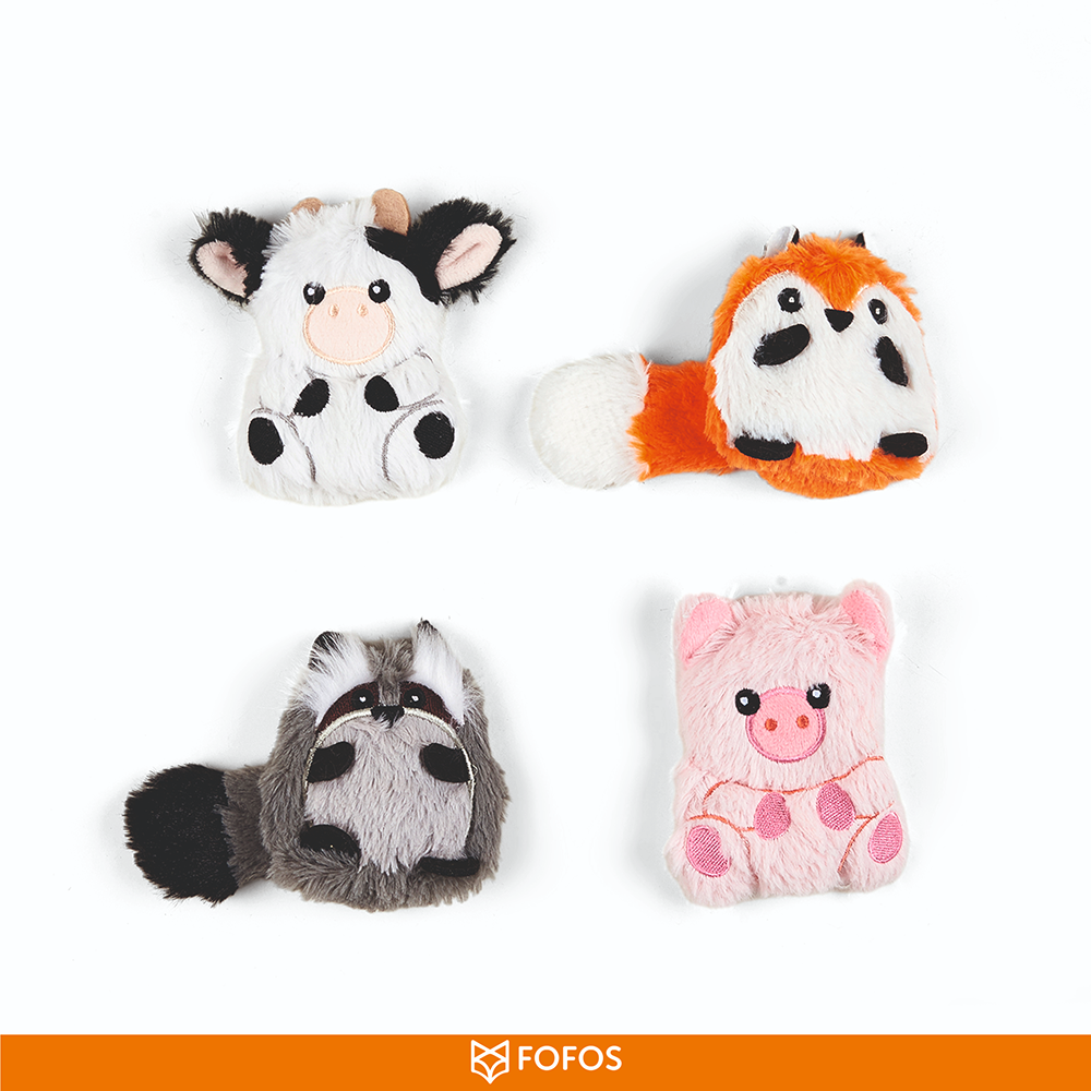 Barkbutler x Fofos Floppy Crinkle Cow Catnip Toy for Cats Cats-Toys Barkbutler