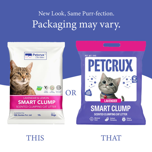 Petcrux Lavender & Lemon Scented Smart Clumping Cat Litter