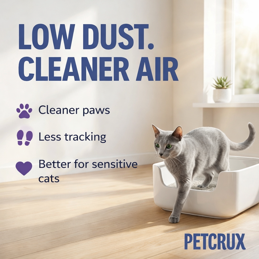 Petcrux Lavender & Lemon Scented Smart Clumping Cat Litter Cats-Litter Petcrux