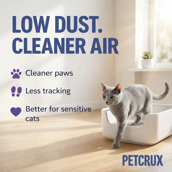 Petcrux Lavender & Lemon Scented Smart Clumping Cat Litter