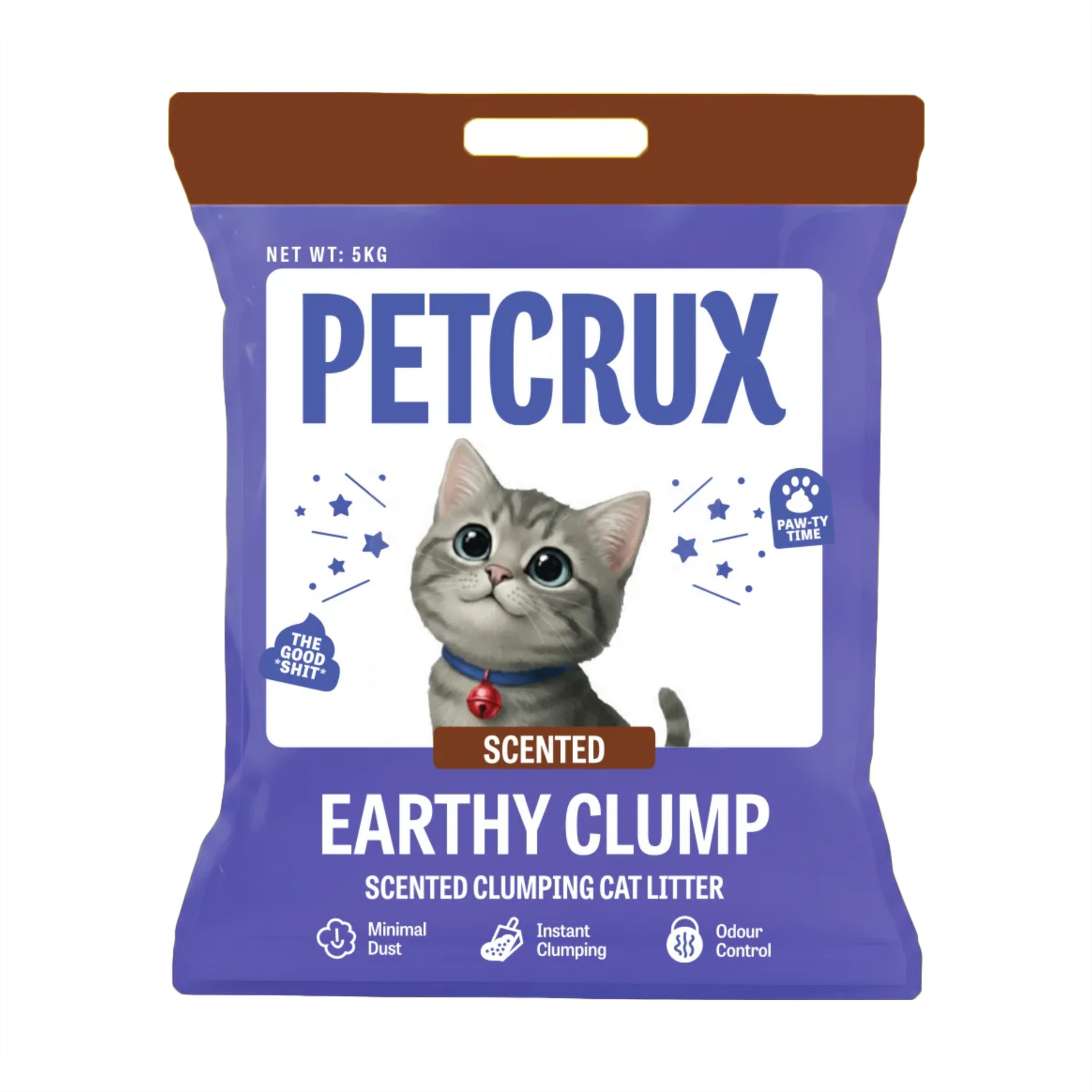 Petcrux Earthy Clump Scented Cat Litter Cats-Litter Petcrux 5kg