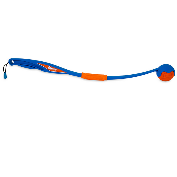 Chuckit! Fetch and Fold Ball Launcher for Dogs (Blue/Orange)