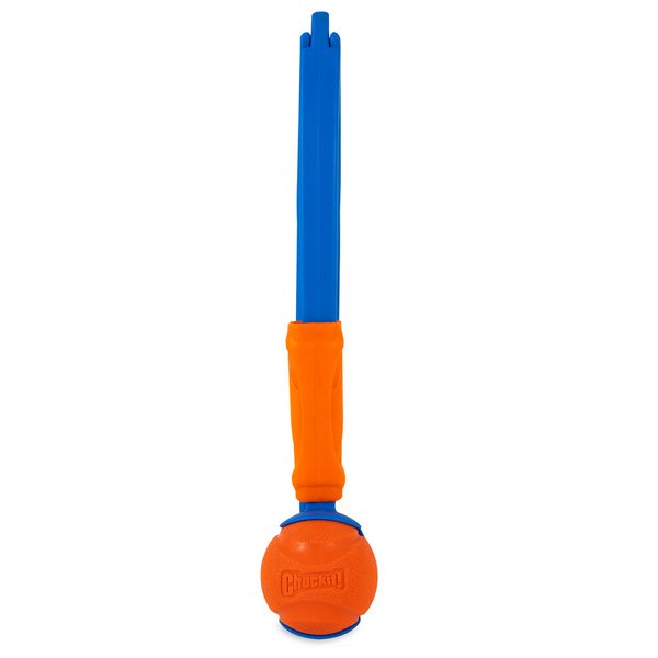 Chuckit! Fetch and Fold Ball Launcher for Dogs (Blue/Orange)