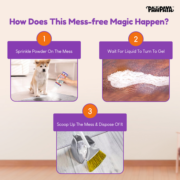 Pawpaya Pee Lock Powder for Dogs and Cats
