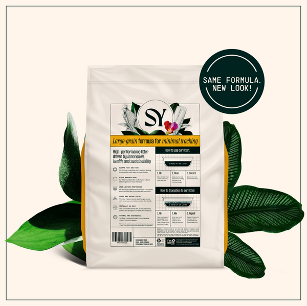 Sustainably Yours Multi Cat Unscented Large Grains Cat Litter