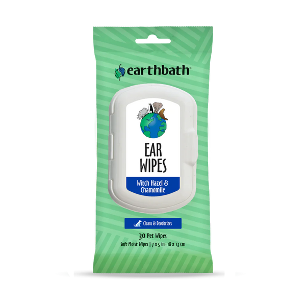 Earthbath Botanical Fresh Cucumber and Chamomile Ear Wipes