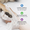 PawZ SANIPAW Wipes for Dogs (White) Both-Grooming Supplies PawZ
