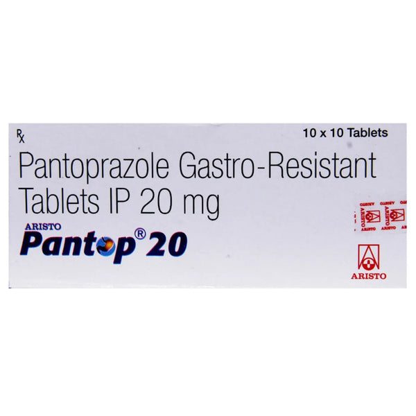 Aristo Pantop 20mg Tablet (Pantoprazole Gastro Resistant)