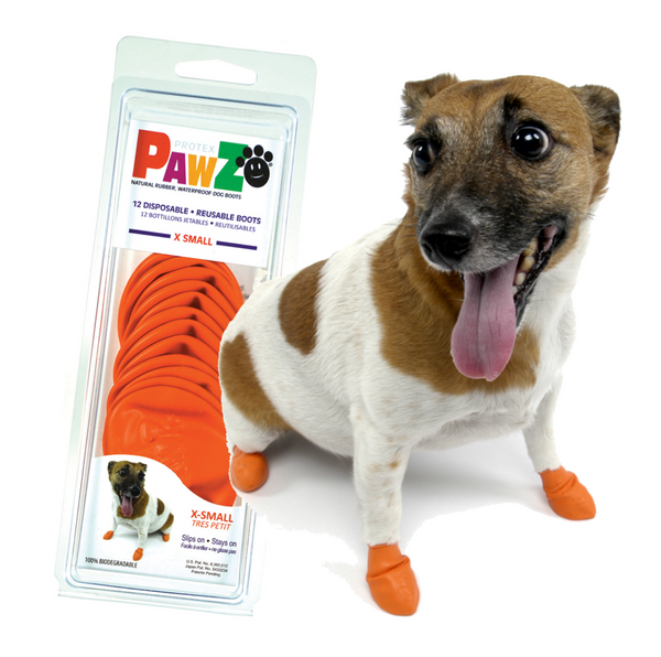 Protex PawZ Boots for Dogs (Orange)