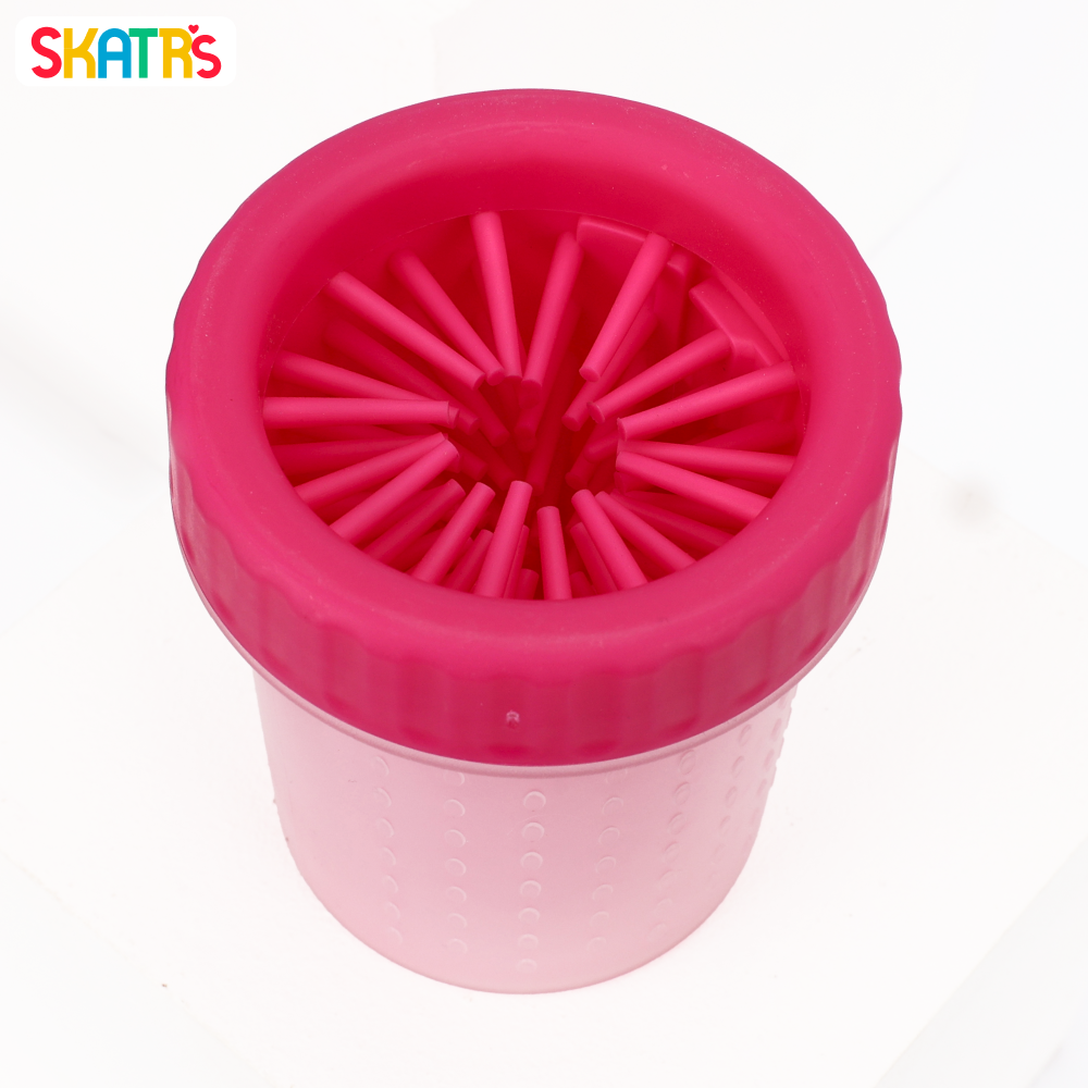 Skatrs Paw Cleaner for Dogs (Pink)