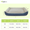 Pawpourri Cord Cuddler Super Soft Sherpa Seat Winter Bed for Dogs (Blue) Dogs-Bedding, Mats & Travel Supplies Pawpourri Dropship