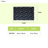 Pawpourri Printed Navy Bone, Paw and Woof Blanket for Dogs and Cats Both-Bedding, Mats & Travel Supplies Pawpourri Dropship