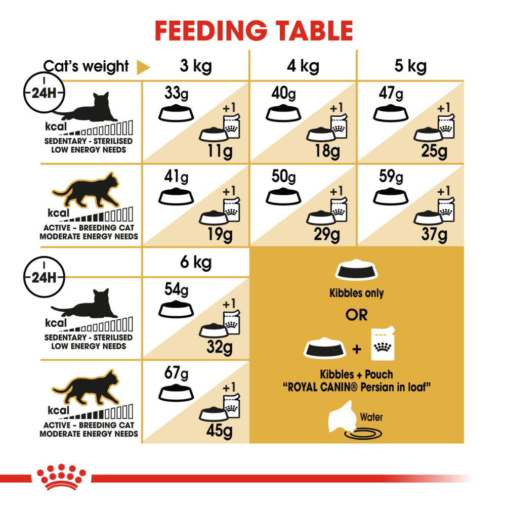 Royal Canin Hair & Skin Care and Persian Adult Cat Dry Food Combo