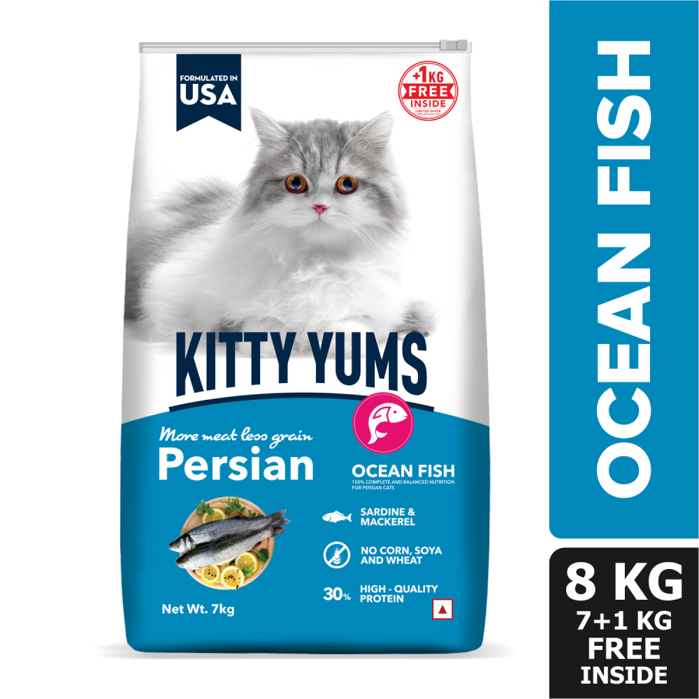 Kitty Yums Ocean Fish Persian Cat Dry Food