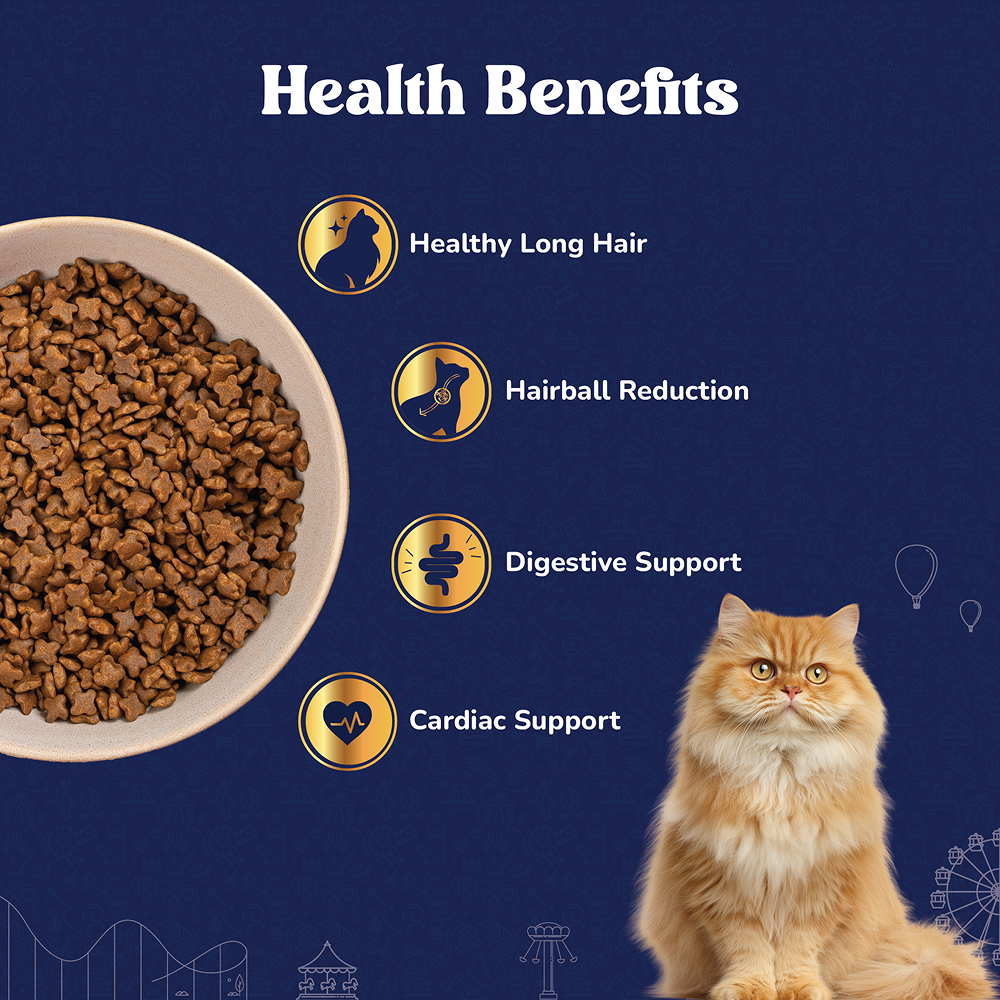 Carniwel Natural Nutrition for Skin, Digestion & Hairball Control Persian Adult Cat Dry Food Cats- Dry food Carniwel