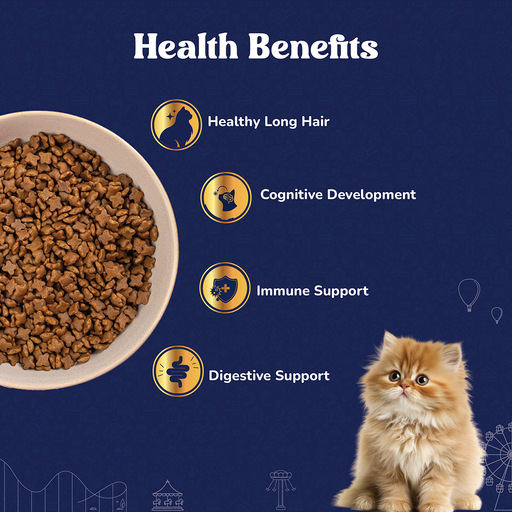 Carniwel Natural Nutrition for Skin, Digestion & Hairball Control Persian Kitten Cat Dry Food Cats- Dry food Carniwel