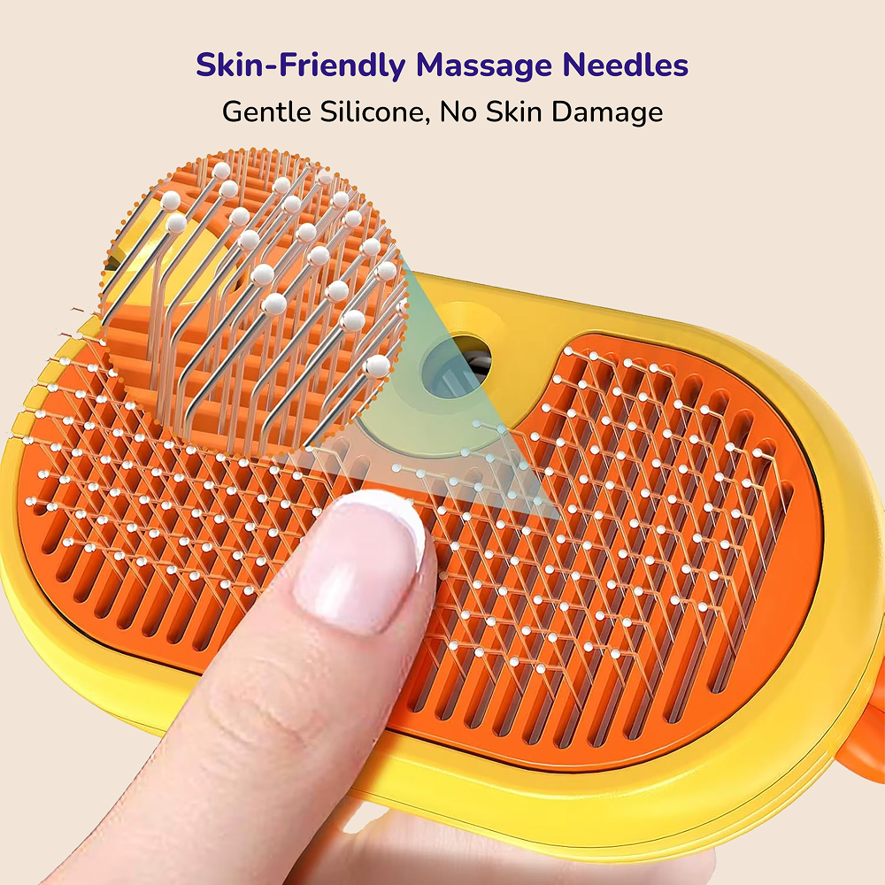 Petverse Steam Brush for Dogs & Cats Both-Grooming Supplies Petverse Dropship