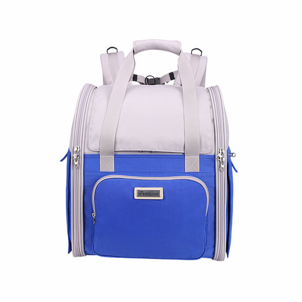 Truelove Pet Outdoor Carrier for Dogs & Cats (White Sand and Dazzling Blue)