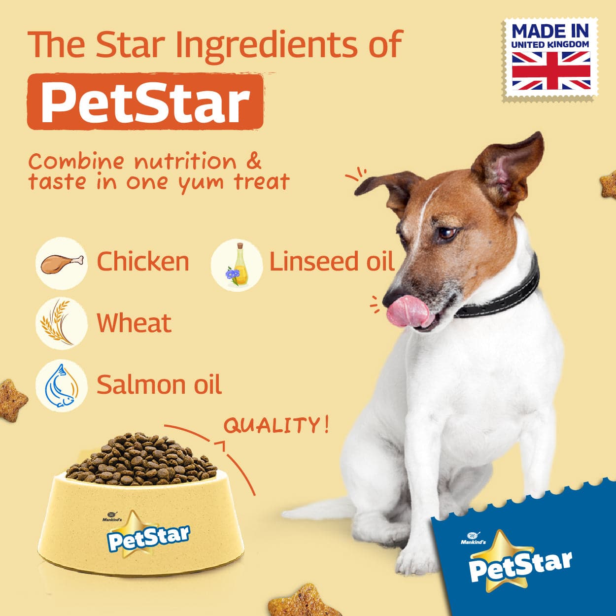 Mankind Petstar Chicken and Wheat Adult Dog Dry Food