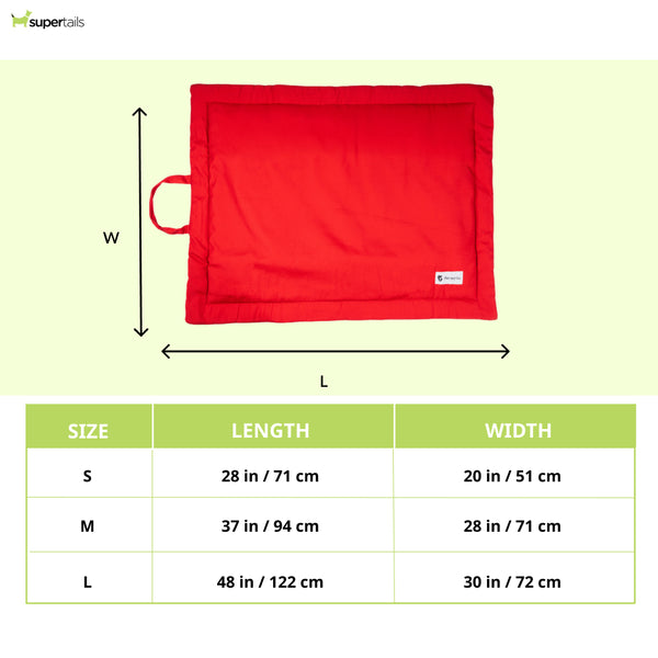 Pet Set Go Coloured Mat for Dogs (Red)