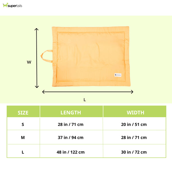 Pet Set Go Coloured Mat for Dogs (Yellow)
