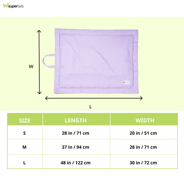 Pet Set Go Coloured Mat for Dogs (Lavender)