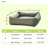 Pet Set Go The Olive Lounger for Dogs Dogs-Bedding, Mats & Travel Supplies Pet Set Go Dropship