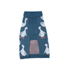 Petsnugs Quack Cozy Knit Sweater for Dogs and Cats (Grey & Blue) Both-Clothing & Accessories Petsnugs Dropship