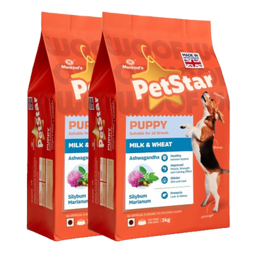 Mankind Petstar Milk and Wheat Puppy Dog Dry Food