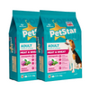 Mankind Petstar Meat and Wheat Adult Dog Dry Food Dogs- Dry Food Petstar 3kg+3kg