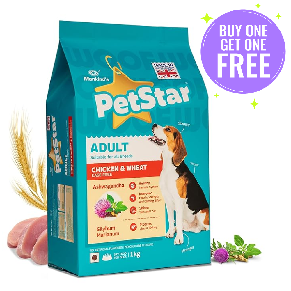 Mankind Petstar Chicken and Wheat Adult Dog Dry Food