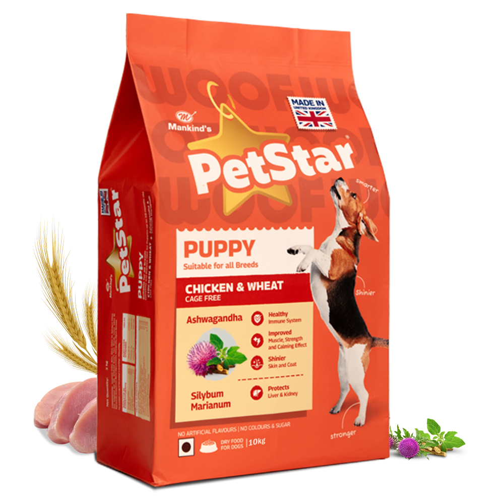 Mankind Petstar Chicken and Wheat Puppy Dry Food